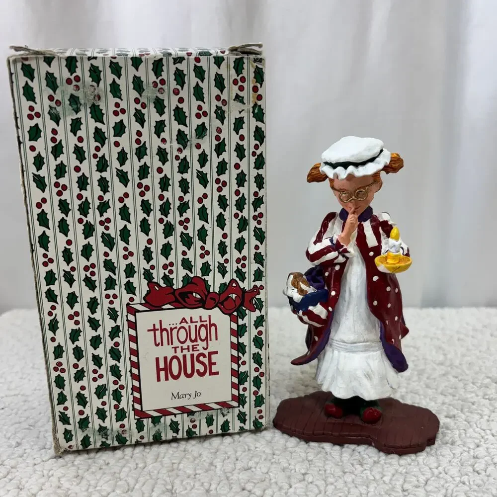 Department 56 All Through The House Mary Jo Figurine 9309-8-A VTG Boxed